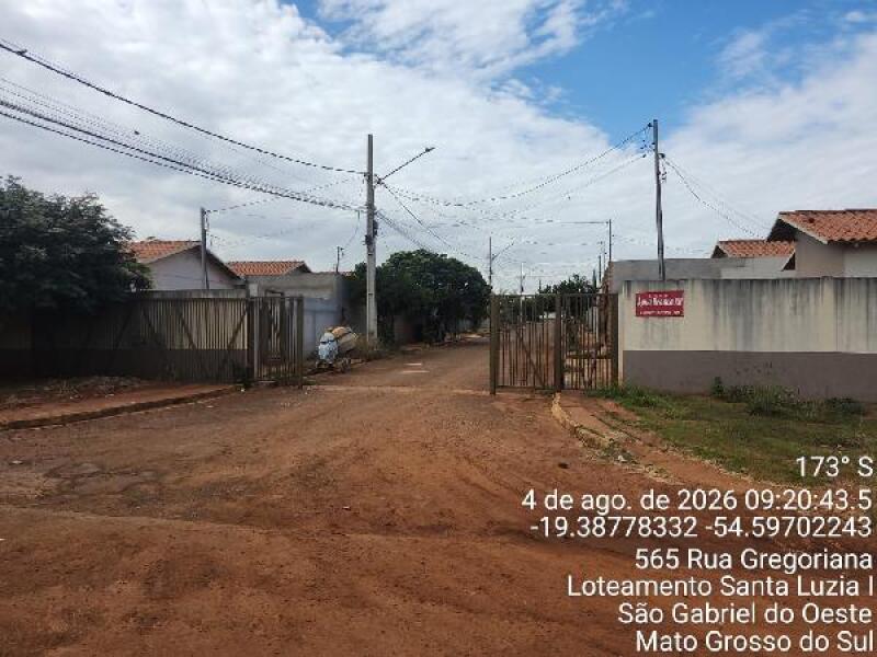 Casa em leilão em Santa Luzia I, São Gabriel do Oeste/MS