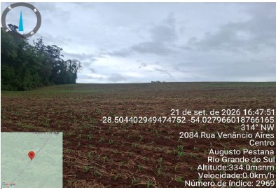 ÁREA RURAL C/ 1 HAC - AUGUSTO PESTANA / RS - Renovar Leilões - Corrêa e Alegranzzi LTDA