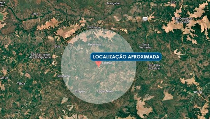 Imóvel Rural com Área de 190 ha - Loreto - MA