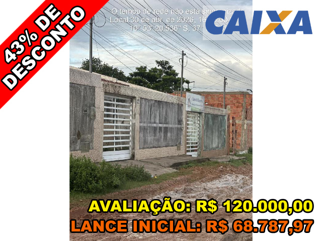 Rua 5 de abril n. 46, lt 14d2, qd 76, lot jd rosa de maio - santa ines - nossa senhora do socorro/se