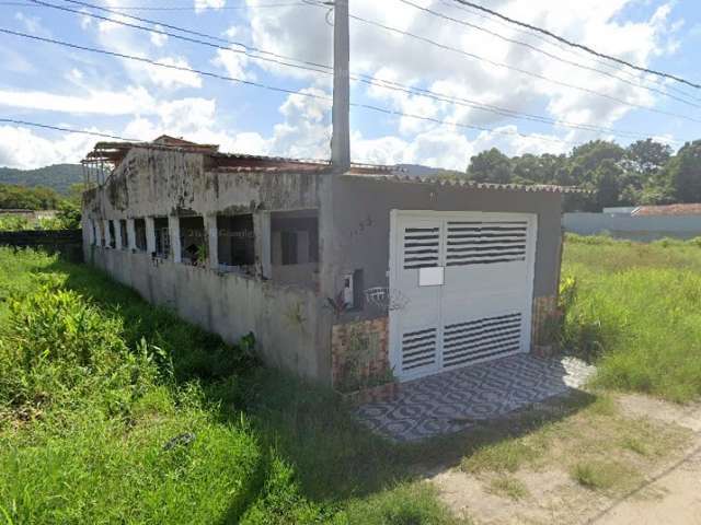 Casa c/ 125 m² at com duas vagas de garagem em itanhaém/sp -trt2