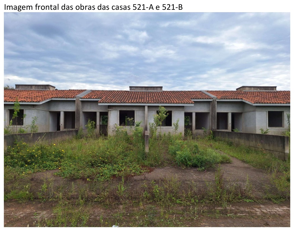 Casa de alvenaria sob nº 521-b, em construção, geminada, com a área construída de 43,48m², situada na rua vítor mateus teixeira, vila três marias, em esteio/rs. matrícula nº 29.062