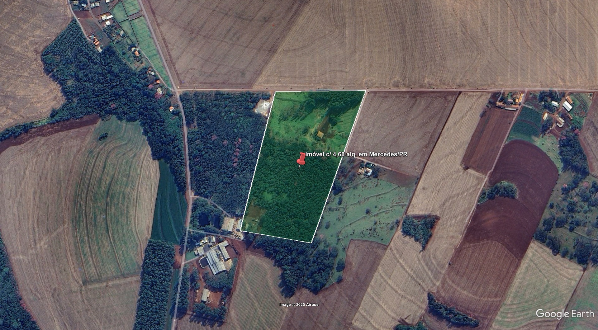 Lote 1.2 - imóvel c/ 4,68 alq. em mercedes/pr