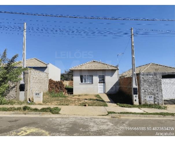 Araçatuba/sp — casa com 44,822m², 2 quartos, 1 vaga na garagem (f8787718163196) casas em leilão | mgl leilões