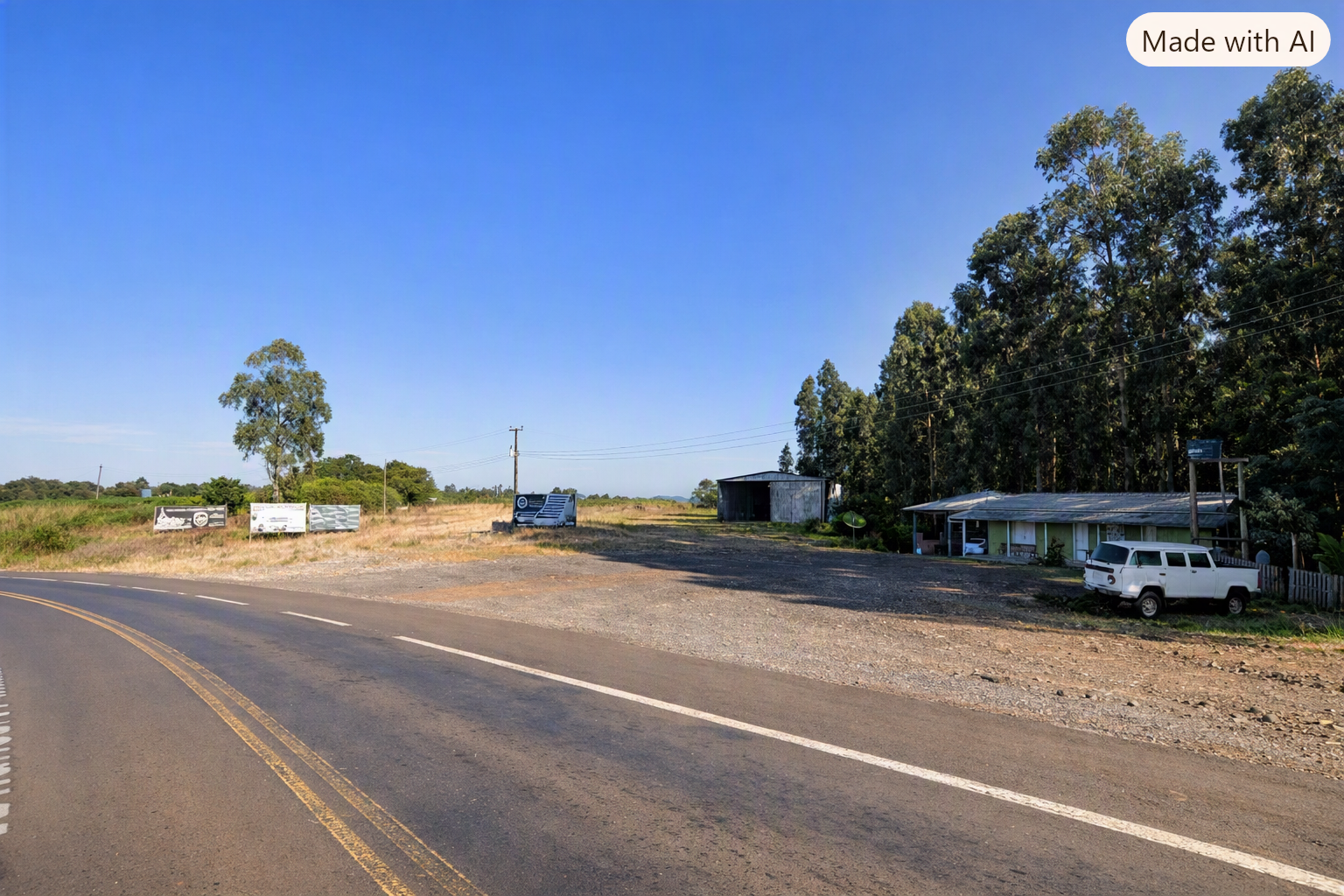 TERRENO RURAL AS MARGENS RODOVIA BR-153 96.800M² EM IRANI/SC