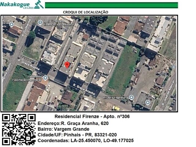 3602 - Direitos que o executado possui sobre o APARTAMENTO no 306 (trezentos e seis), do RESIDENCIAL FIRENZE, do tipo F