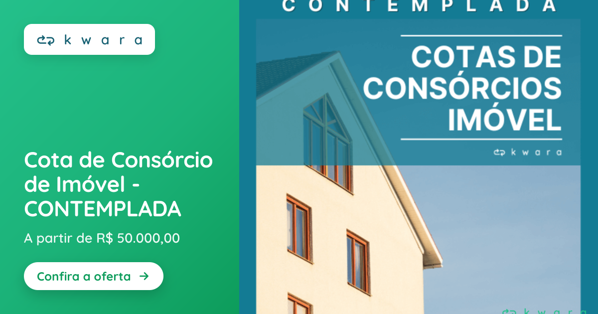 Cota de Consórcio de Imóvel - CONTEMPLADA (lote 99866)