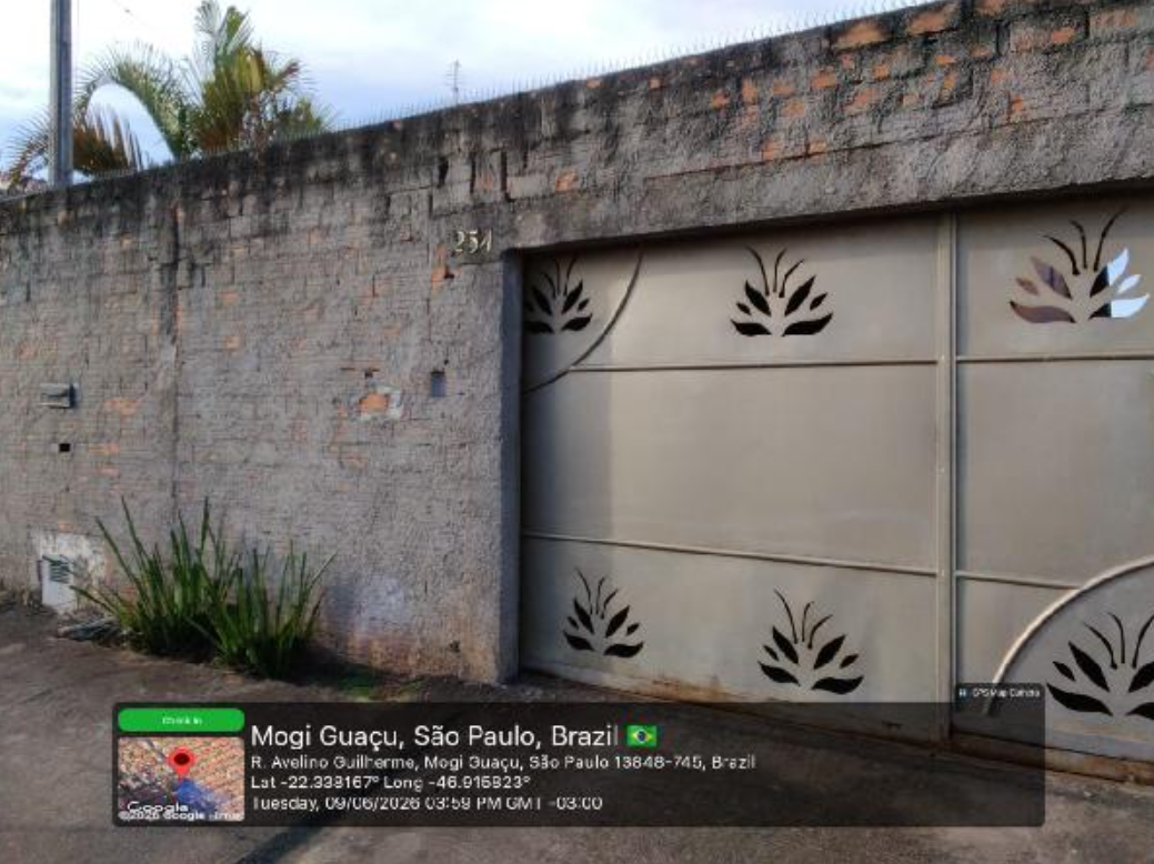 Casa - 44,98m² de área privativa, 160m² de área do terreno, com vaga de garagem - mogi guacu/sp