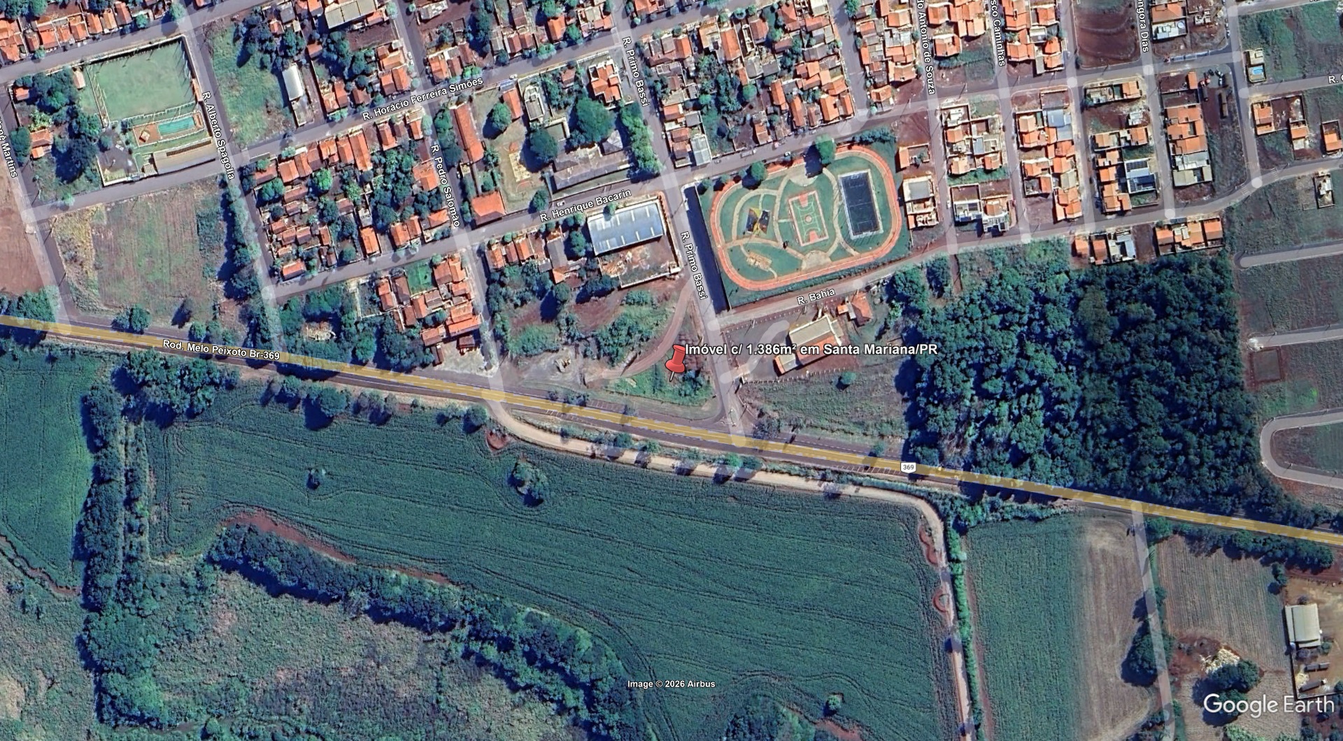Lote 1.1 - imóvel c/ 1.1386m² em santa mariana/pr