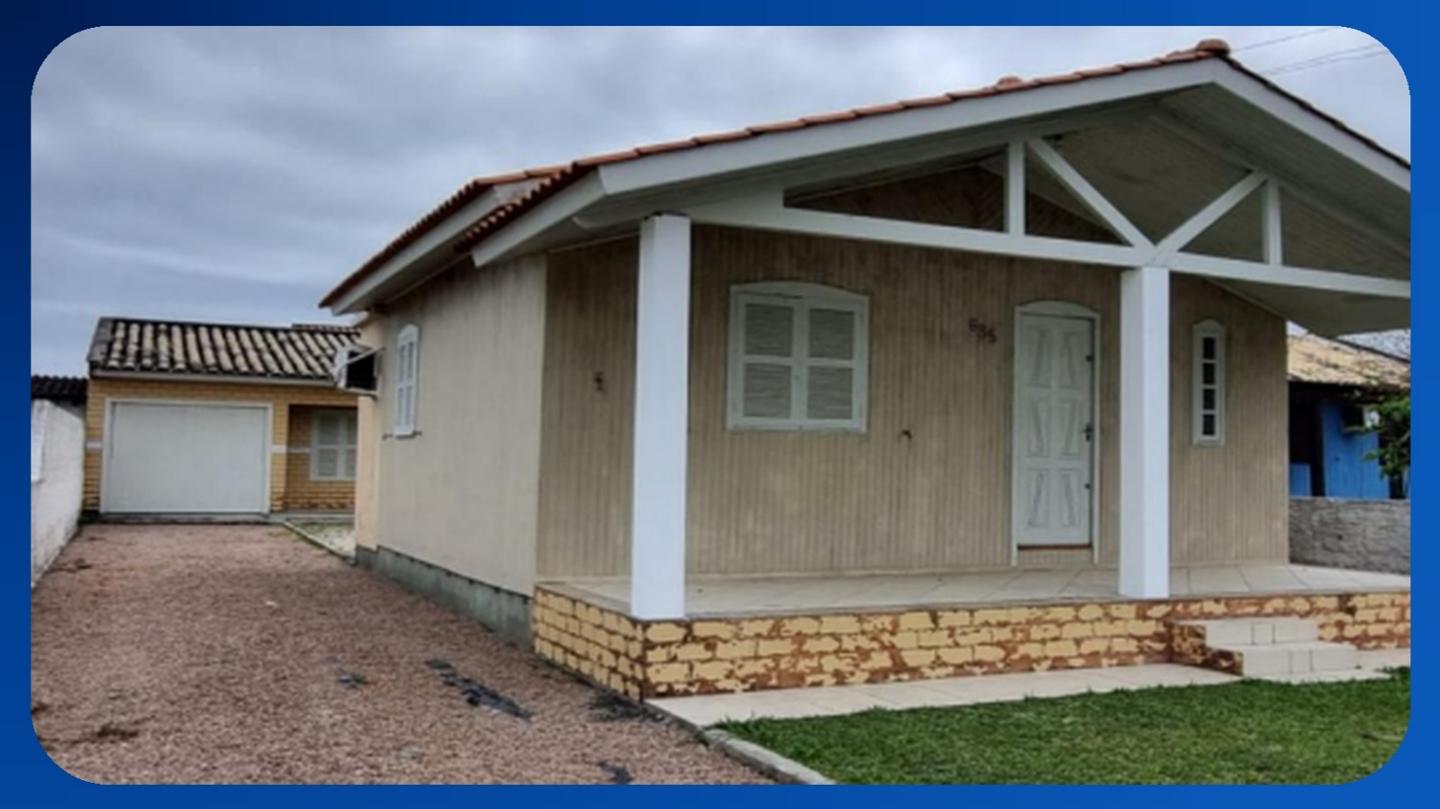 CASA - RUA ISMAEL DOS SANTOS (ANTIGA RUA Nº 55), LOTE 24, QUADRA 239, CONSÓRCIO ECONÔMICO CRICIUMENSE - ZONA NOVA, BALNEÁRIO RINCÃO/SC, ÁREA DE 360,00M² (COM BENFEITORIAS) - Luis Leiloeiro