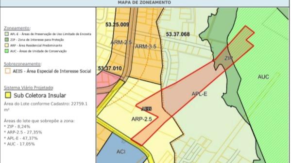 Área 26.886 m² Florianópolis/SC