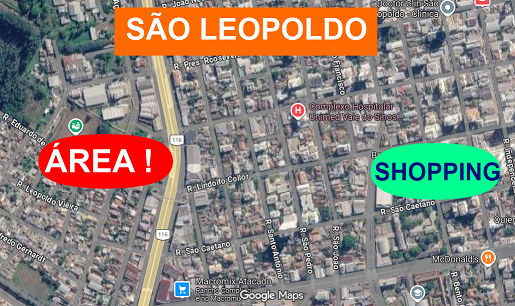 Leilão judicial de um terreno urbano c/ aprox. 14.254,00m² em são leopoldo/rs