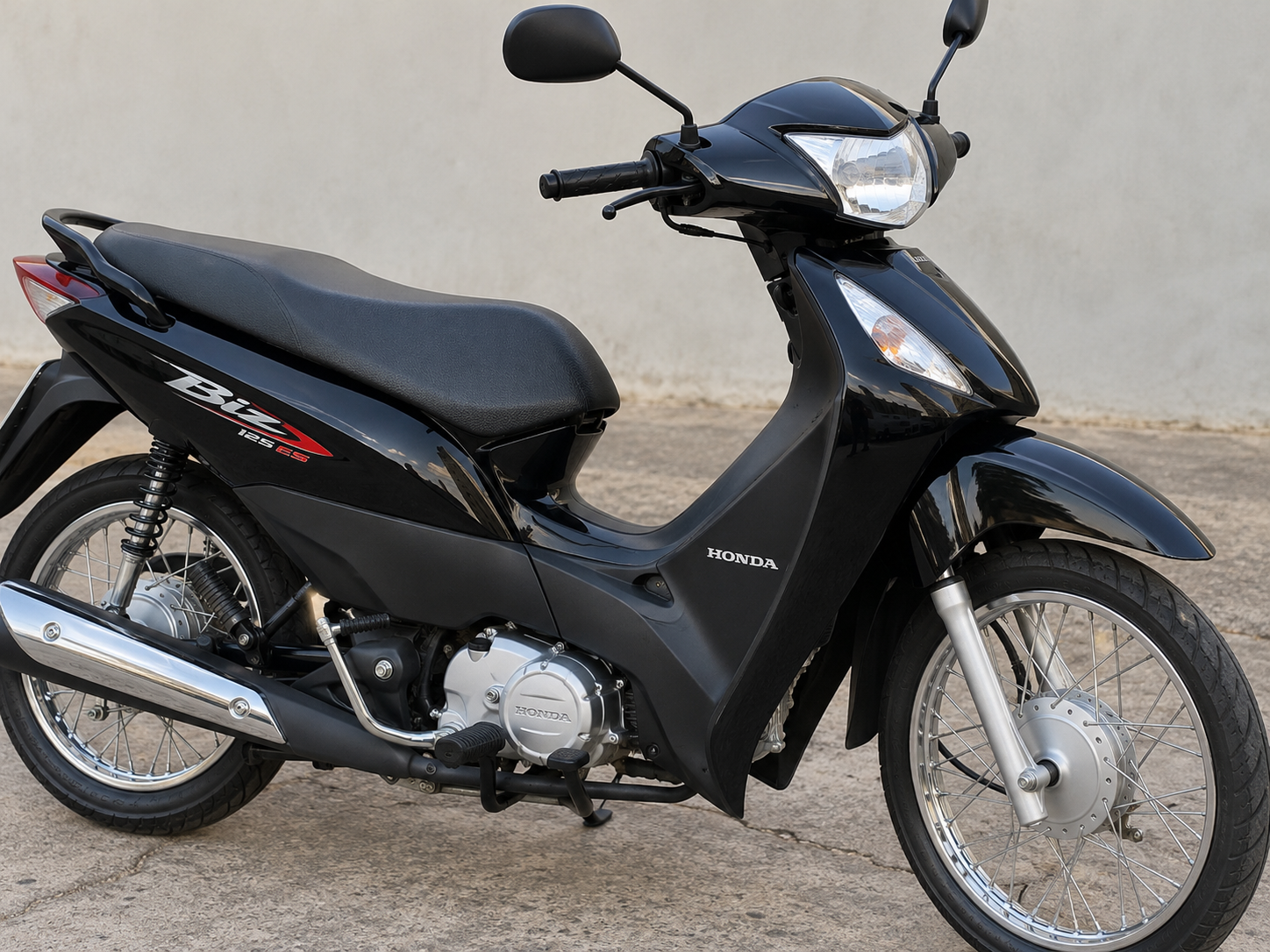Motoneta Honda/Biz 125 Es, ano/modelo 2009/2009, cor preta