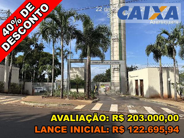 Avenida governador orestes quercia n. 1201 apto. 101, bl 07 - residencial aurora - altos do jaragua - araraquara/sp