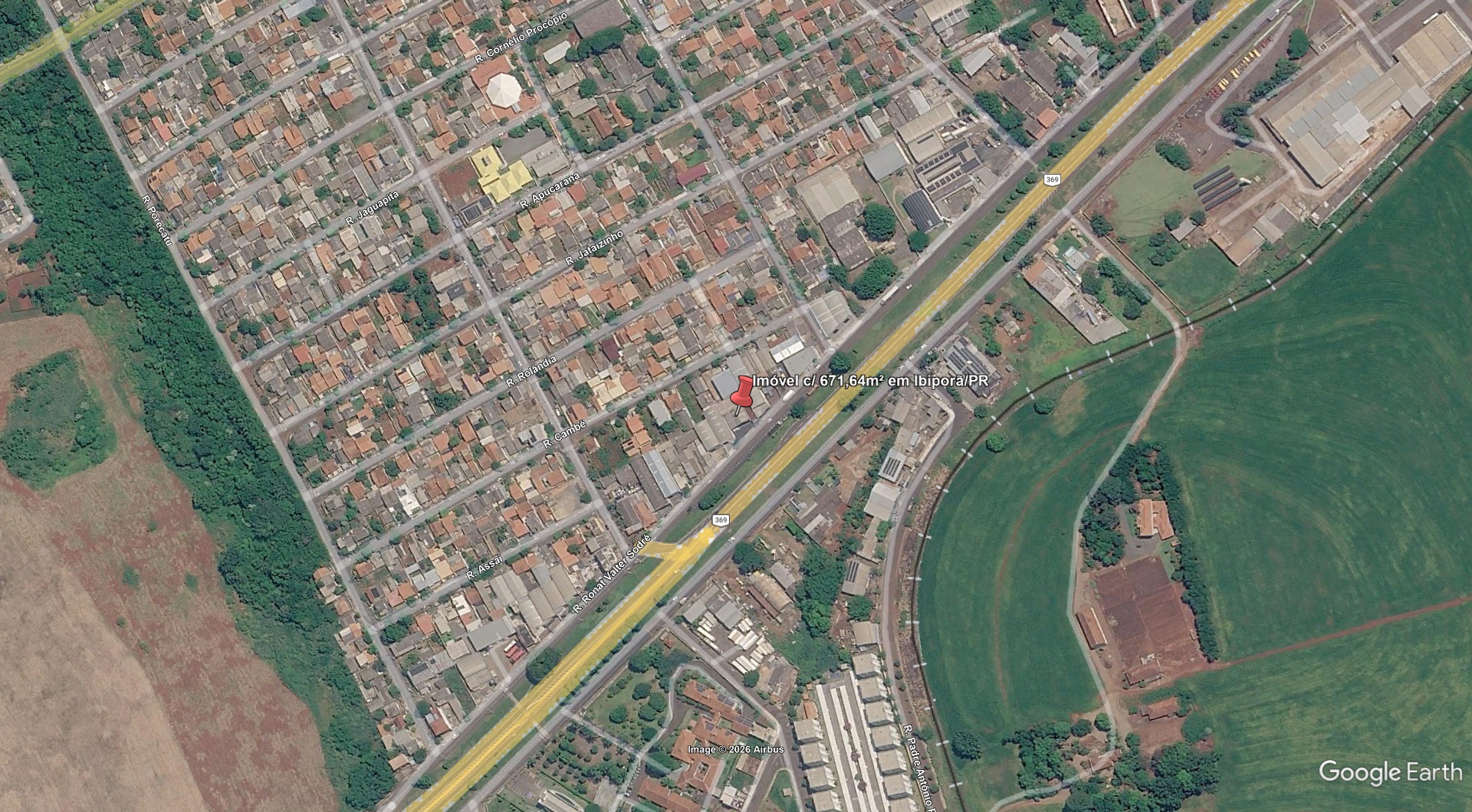 LOTE 2.1 - Imóvel c/ 671,64m² no Parque Res. San Rafael em Ibiporã/PR