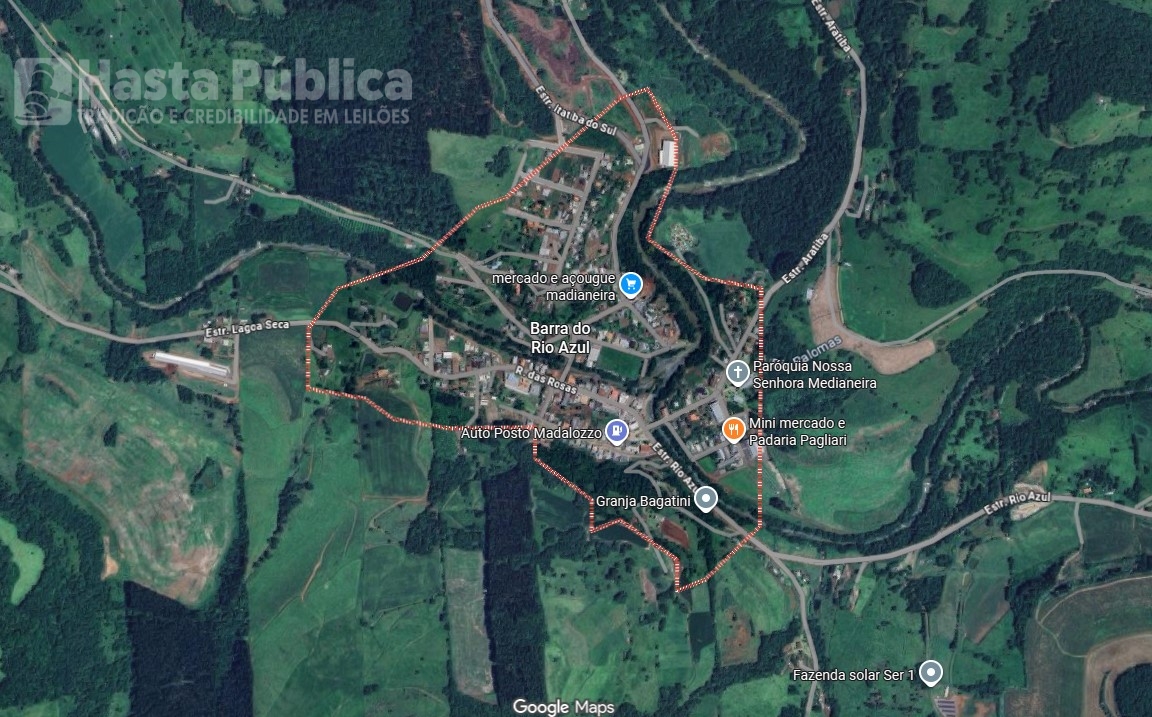 Imovel rural area total 24000ha Seccao Uva Barra do Rio AzulRS