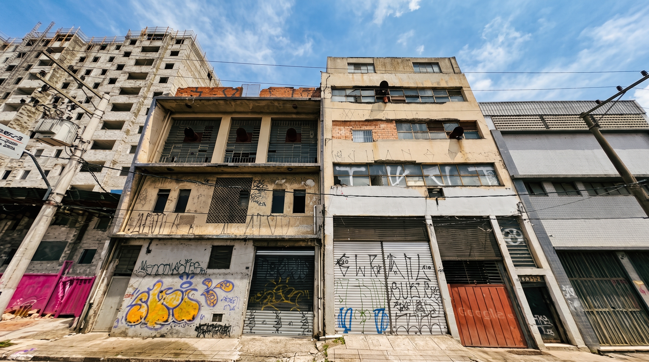 Dois prédios comerciais localizados na rodovia anchieta em são paulo/sp