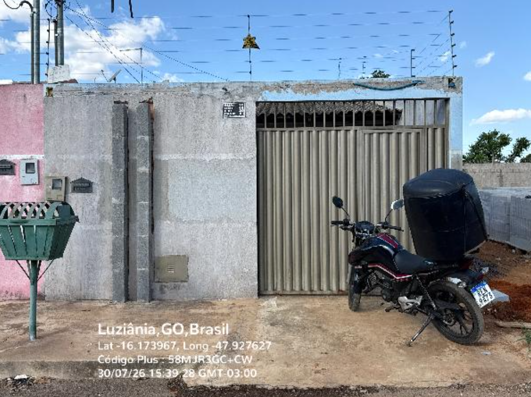 Casa - 86,3m² de área privativa, 300m² de área do terreno, com vaga de garagem - luziania/go
