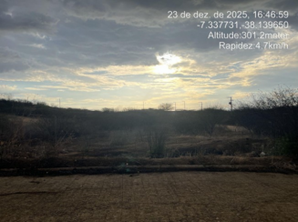 Lote A.T. 2.500 m² - Itaporanga/PB Praça Única 26/10/2026 À vista