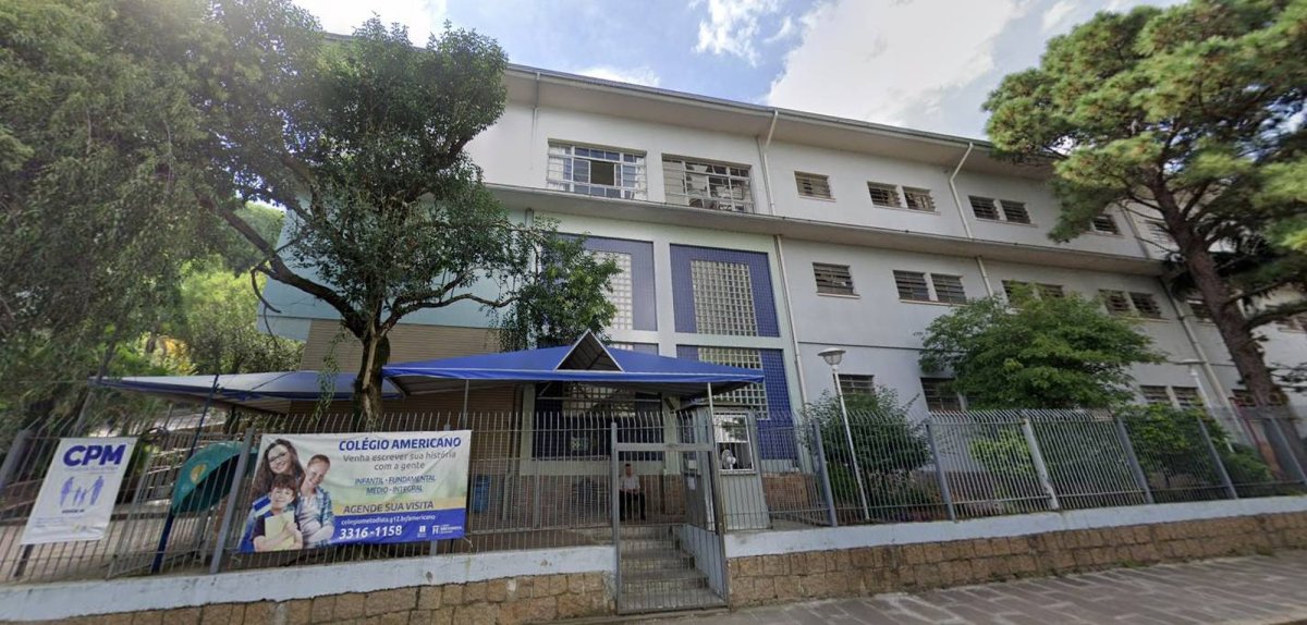 Campus do Colégio Americano — prédio de 13.296 m² em terreno de 21.404 m², Petrópolis, Porto Alegre