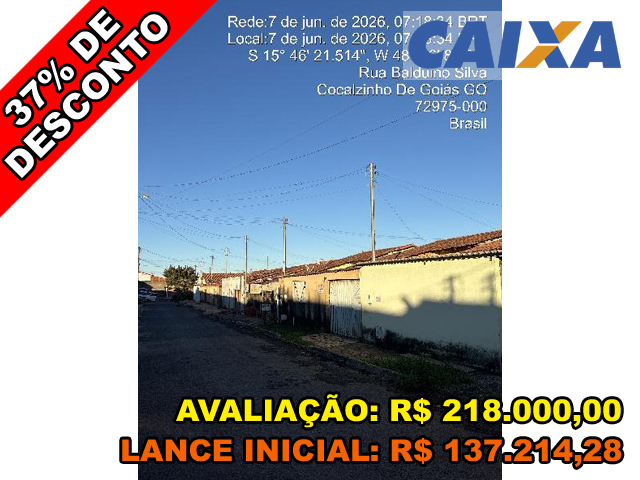 Quadra 04 n. sn, lt 08, rua balduino silva - pq dos pirineus - cocalzinho de goias/go