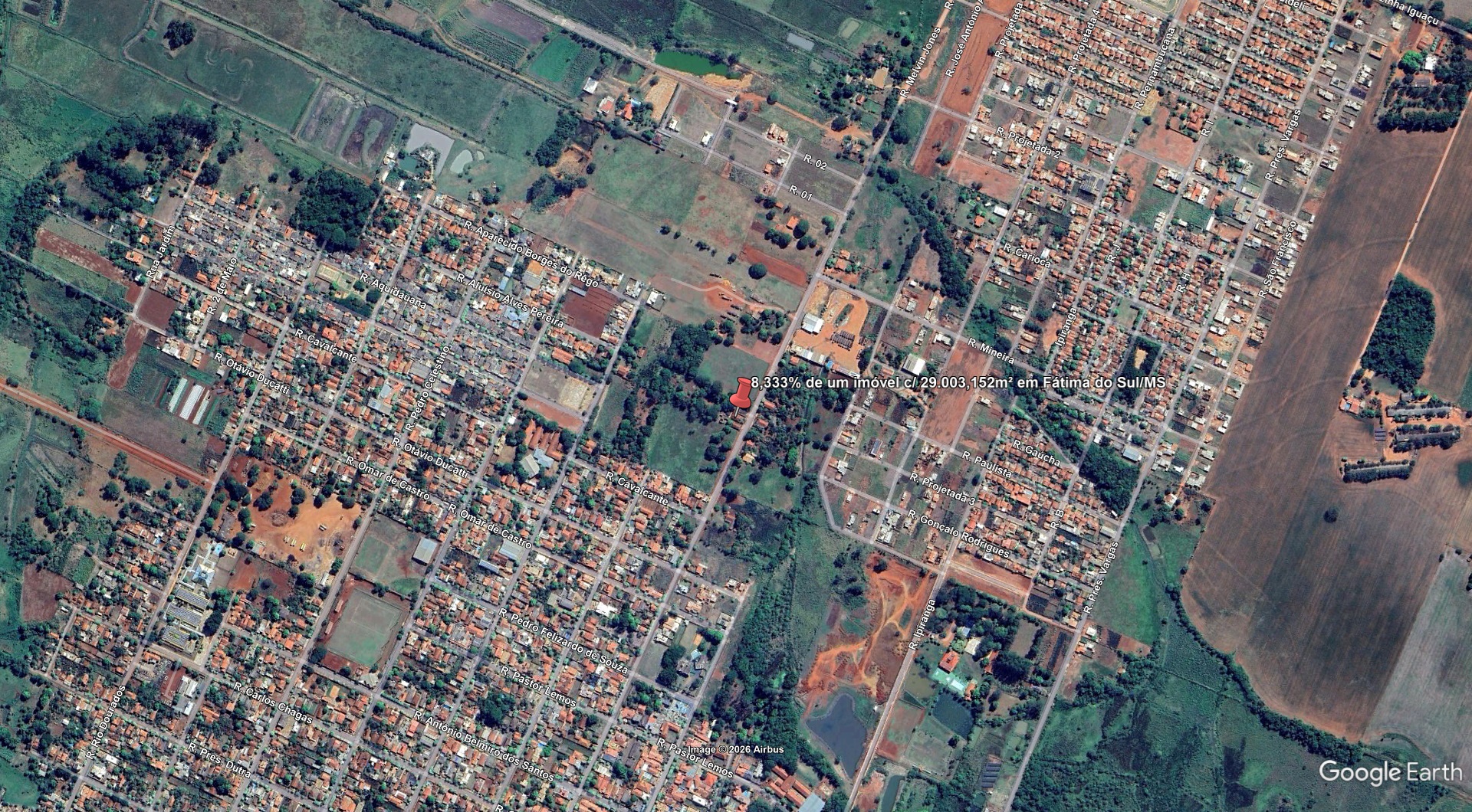 LOTE 4.1 - 8,333% de um imóvel c/ 29.003,152m² em Fátima do Sul/MS