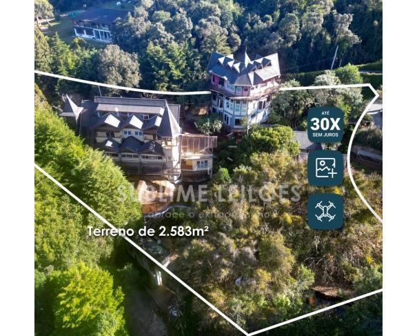 Hotel em campos do jordão - terreno de 2.583m²