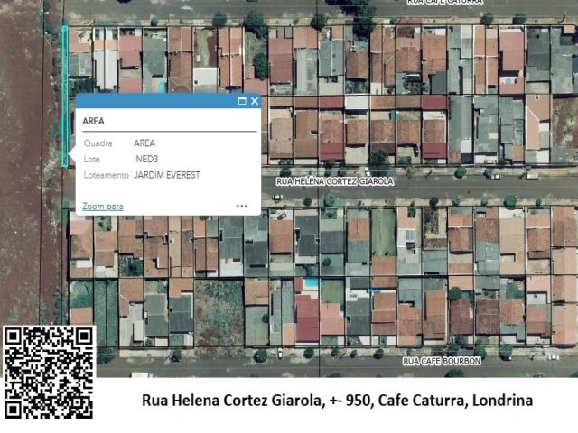 3410 - Área inedificável nº 03 , medindo 84,18 m². Jardim Ilha do Mel, Londrina/PR