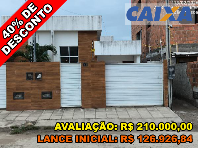 Rua maria pinheiro da costa n. 51, cs 53, garagem descoberta - gramame - joao pessoa/pb