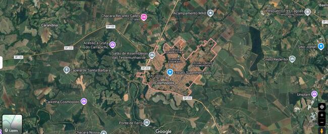 Gleba 25.000,00m² - itapavussu, cosmópolis/sp