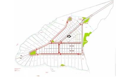 Lote a.t. 1.302 m² - península escarpas, guapé/mg