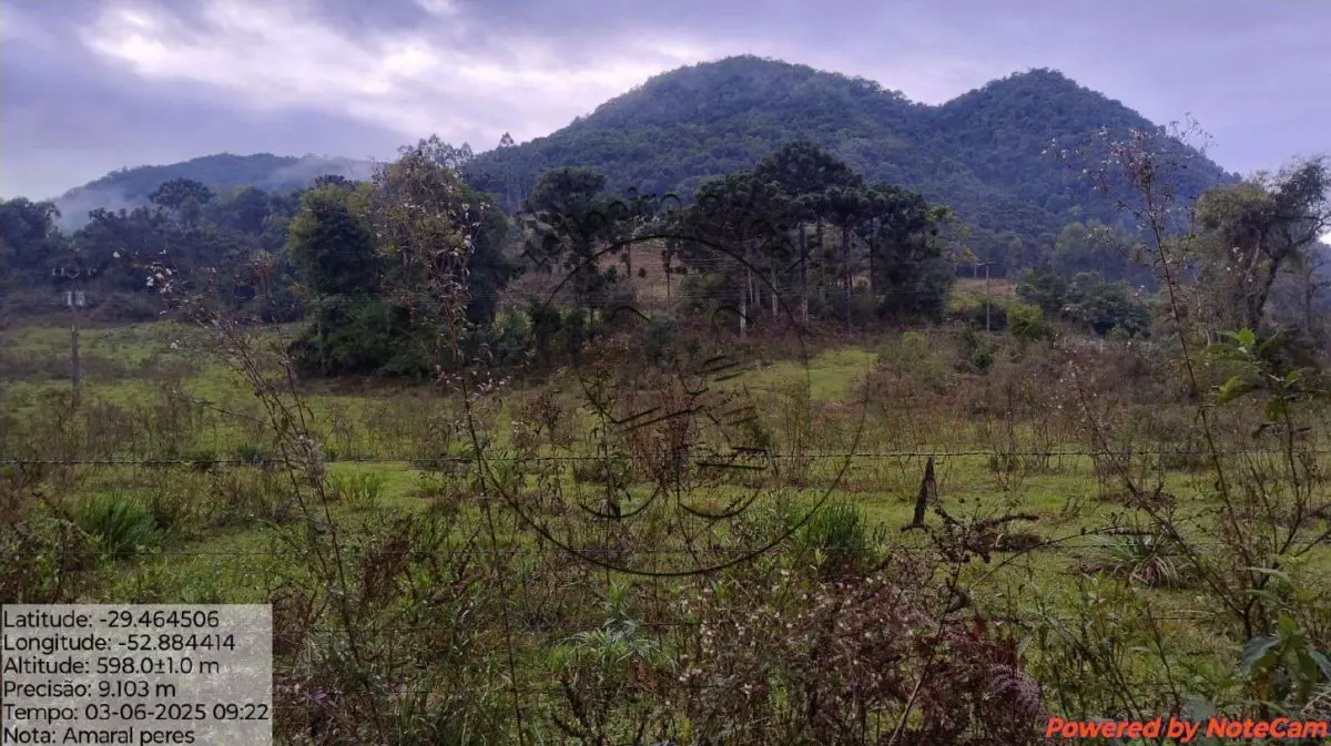 Fração de terras rurais de agricultura, município de Passa Sete/RS, com a área de 117.033,66m²