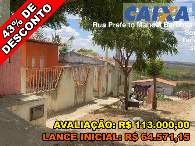 Rua manoel dantas de lima n. sn - centro - tangara/rn