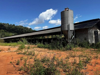 Terreno agrícola, a.t. 11ha, benfeitorias, fábrica de ração, casas e galpões, são sebastião de belém, es