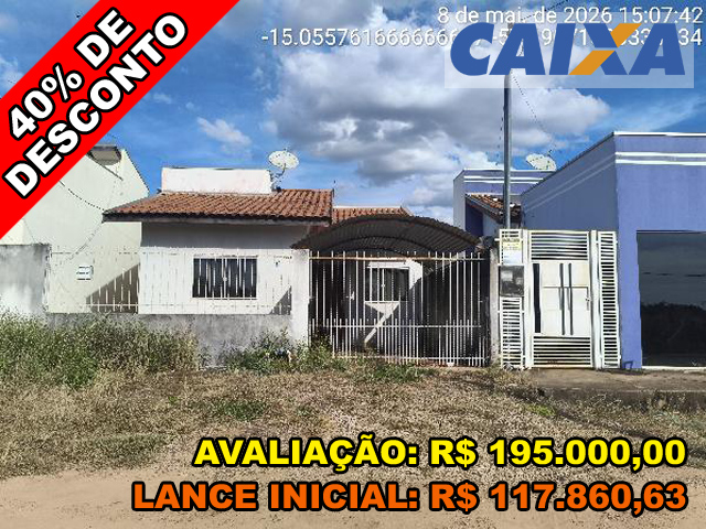 Rua 8 n. sn, lt 06c, qd 27 - lot jardim imperial - barra do bugres/mt