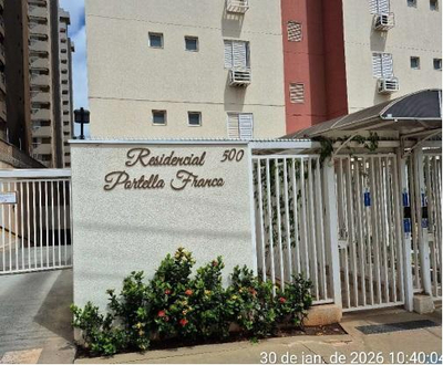 Apartamento, A.U. 55m², A.C. 104m², 2 dorms (1 suíte), 2 vagas, Ed. Portella Franco, Jd. Maracanã