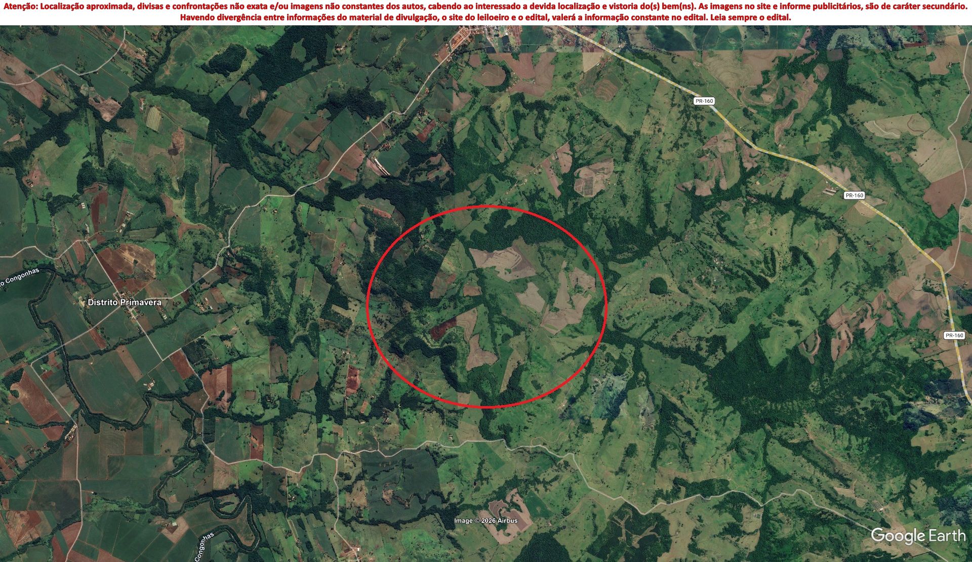 Lote 1.2 - imóvel c/ 11,849 alq. em leópolis/pr
