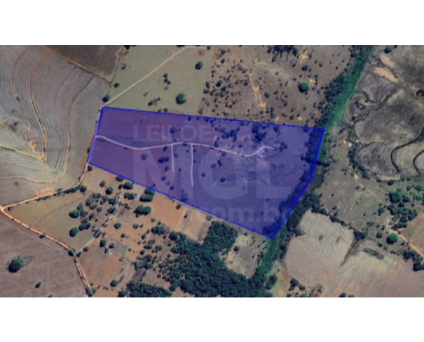 Luz/mg – terreno rural com a área de 16,41,94ha, denominado fazenda águas claras fazenda em leilão | mgl leilões