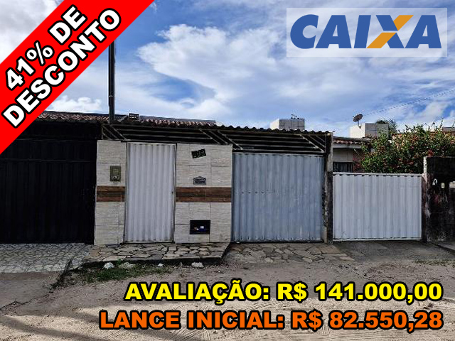Rua rodolfo b da silva n. 32b, lt 59b, qd 01 - portal do tibir ii - santa rita/pb