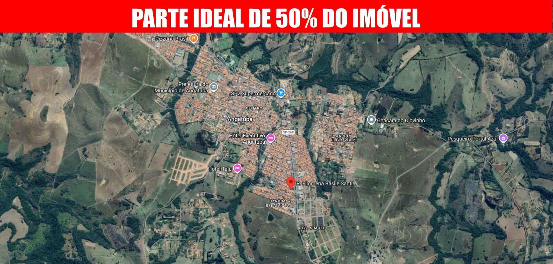 Parte ideal de 50% do imóvel: uma gleba rural denominada “sítio são josé ii”,