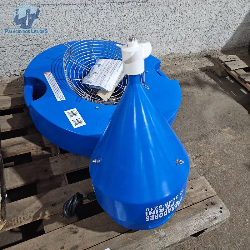 01 climatizador de ar, cor azul, desmontado. (podendo estar em bom estado, com avaria ou sucata) 002