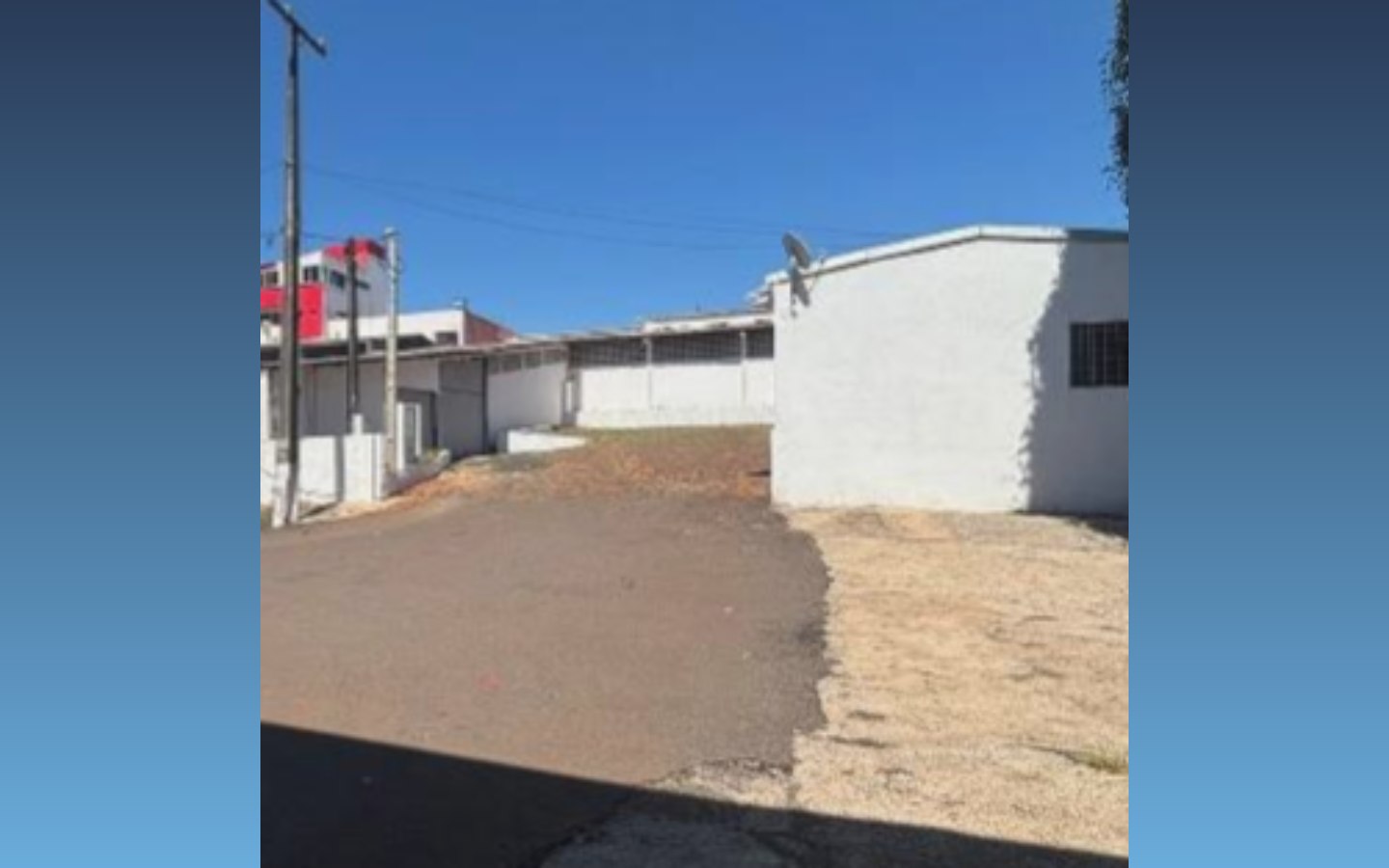 Lote + barracão 1.648m² – dois vizinhos/pr