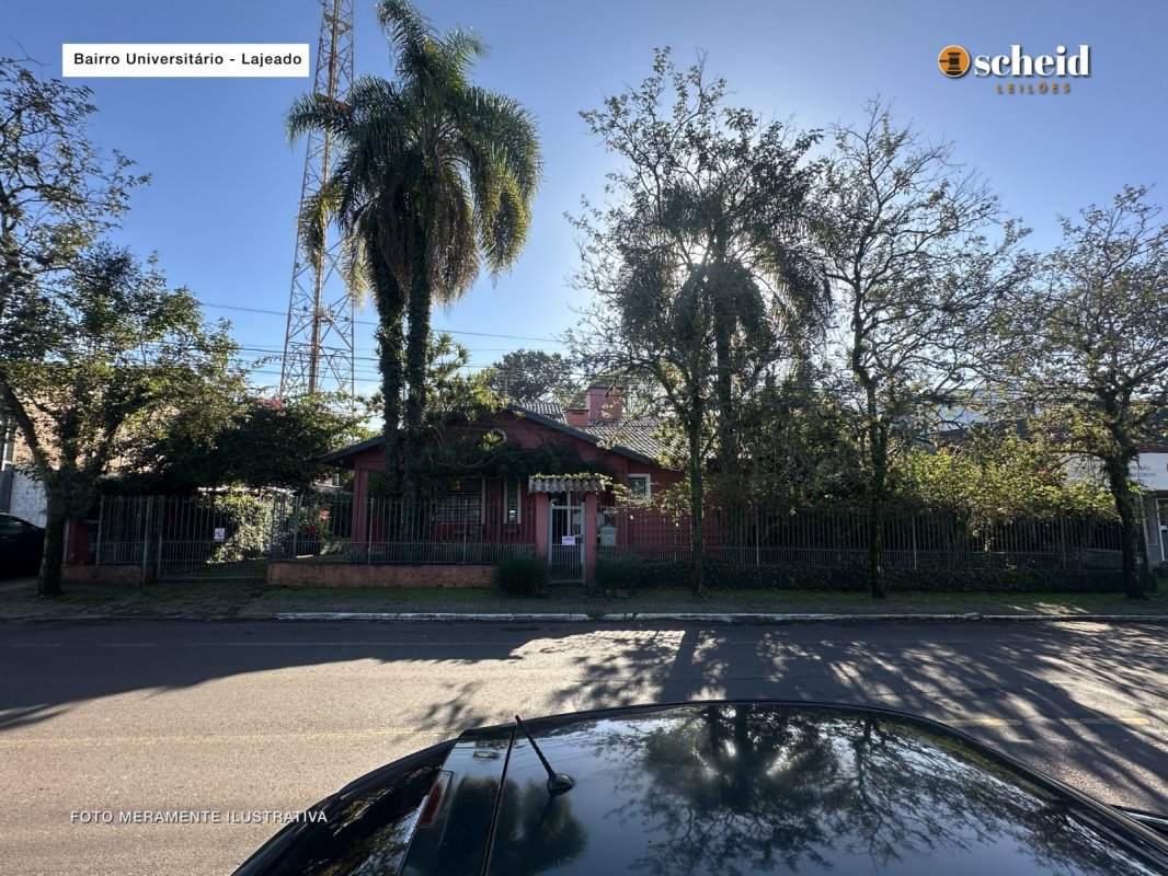 Área de 1.804,92m², contendo um prédio de alvenaria de dois pavimentos, medindo 62,34m² o pavimento inferior e 177,78m² o pavimento superior, situado à rua sabiá, n° 48, bairro universitário, lajeado/rs