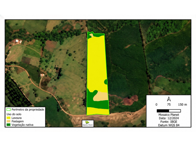 Lote 12: área rural com 60.500,00 m² - colônia muquilão nova tebas pr