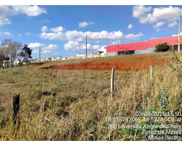 Patos de minas/mg - lote 5 da quadra 14, com área de 2.982,35 m², localizado na bairro residencial barreiro lote em leilão | mgl leilões