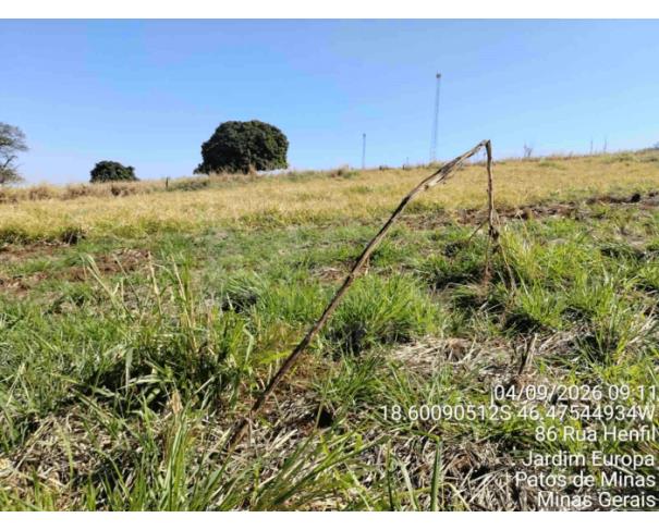 Patos de minas/mg - lote urbano com área de 9.757,28 m², localizado no bairro morada da serra lote em leilão | mgl leilões