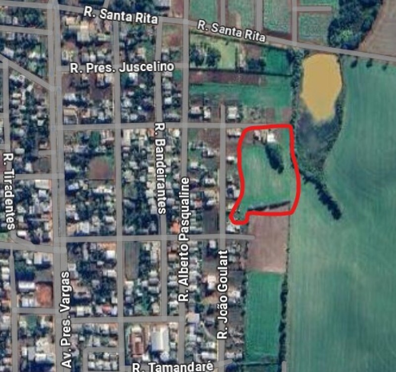 Chácara urbana nº 79-g, com a área de 10.622,46m², no loteamento das torres, em ronda alta/rs