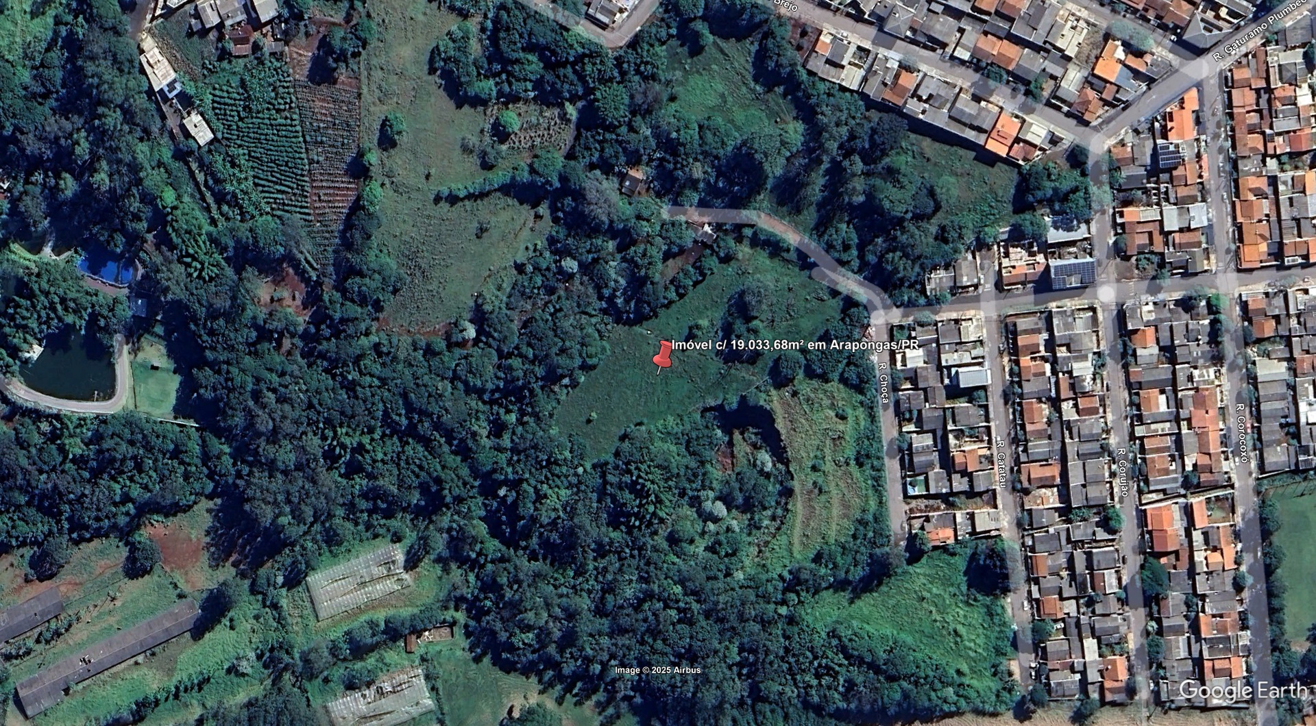 Lote 1.1 - imóvel c/ 19.033,68m² no jardim columbia iv em arapongas/pr