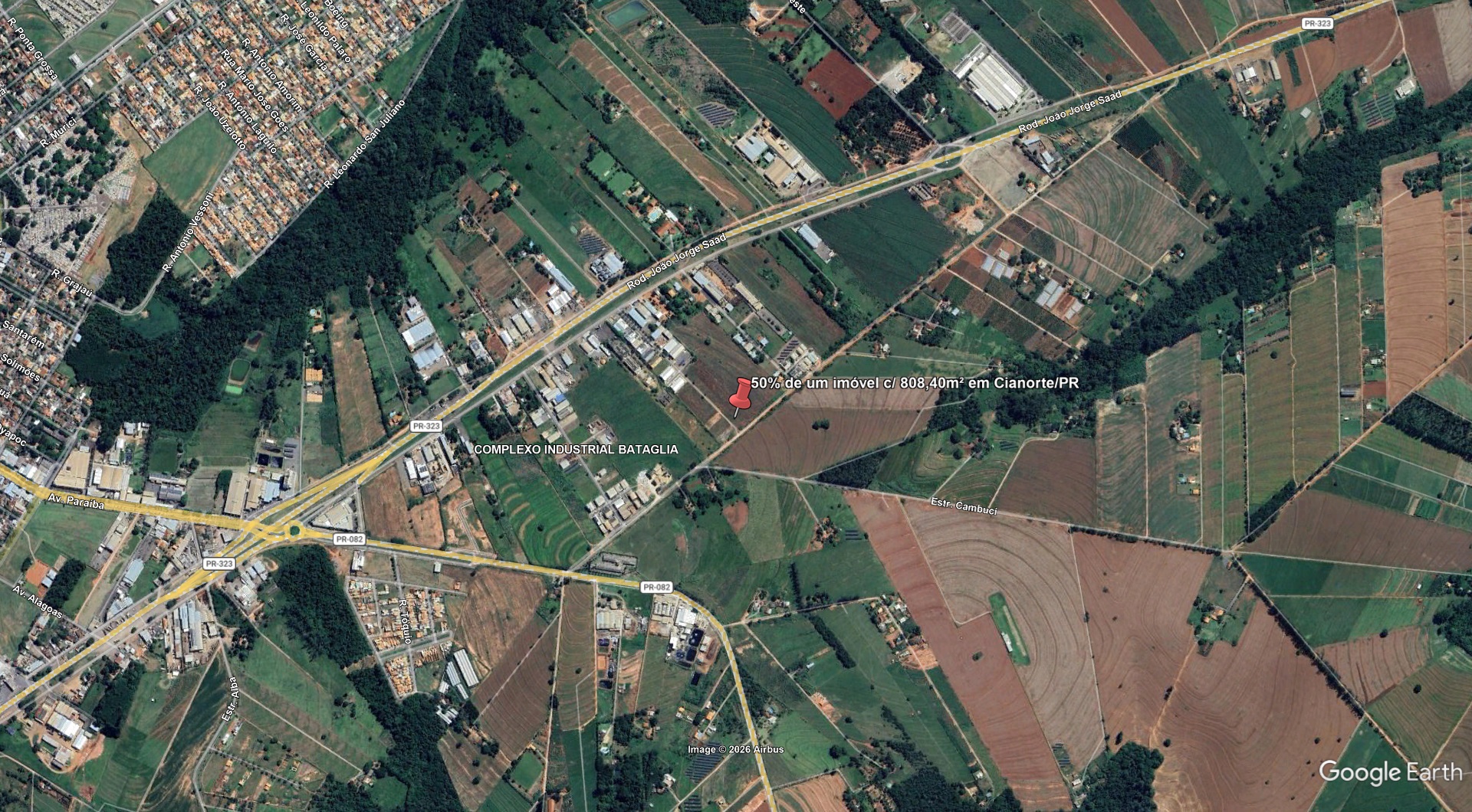 LOTE 13.1 - 50% de um imóvel c/ 808,40m² em Cianorte/PR