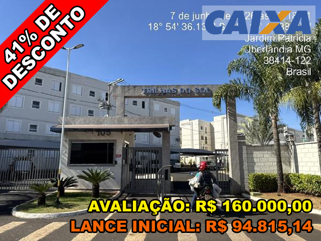 Rua joao rodrigues de castro n. 105 apto. 302, bl 11 - condominio residencial parque trilhas do sol - b. moinho de vento - uberlandia/mg